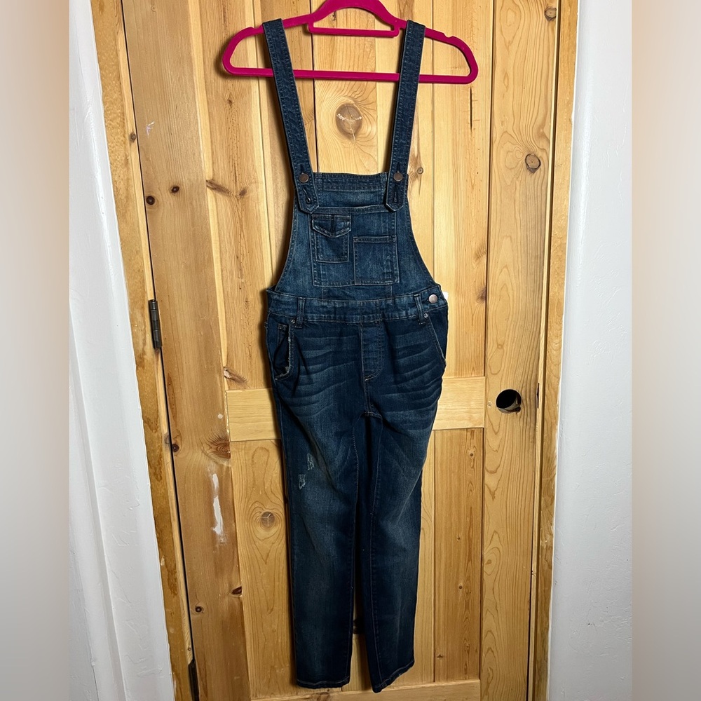 FREE PEOLE Brady Washed Denim Overalls - Picture 4 of 11